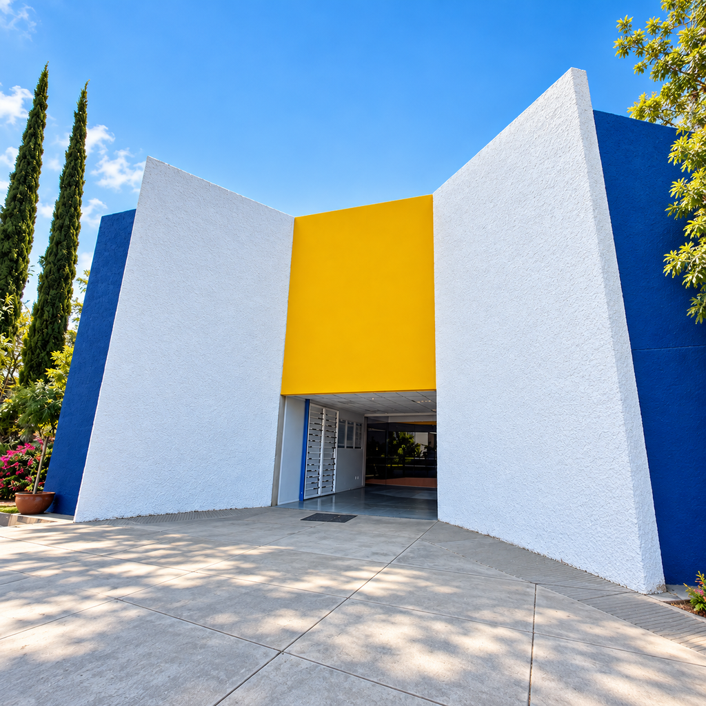 Recreación editorial: Instituto de Ciencias de la Educación, Ciudad Universitaria, Oaxaca.