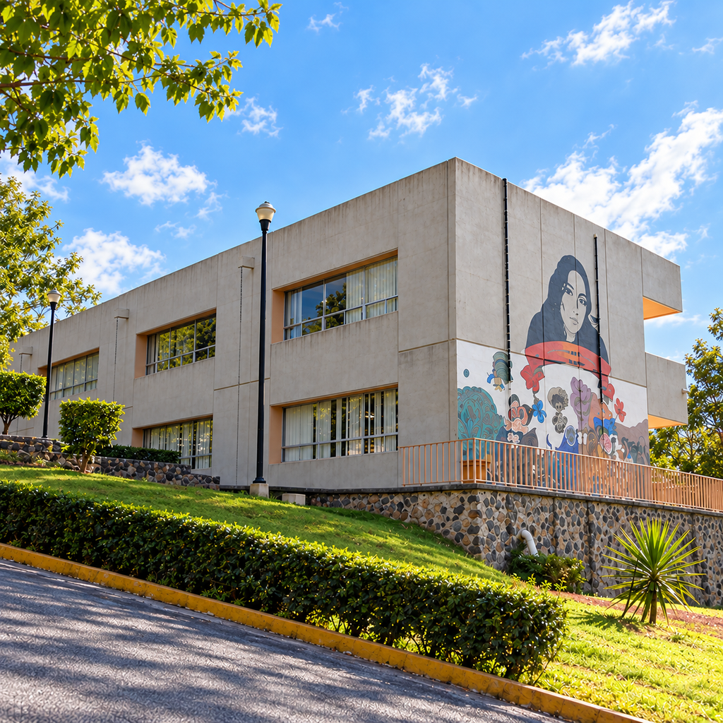Recreación editorial: Facultad de Psicología, Campus Norte, Cuernavaca.